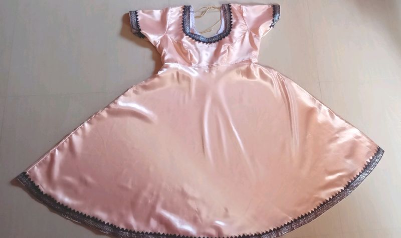 Satin silk Umbrella Frock