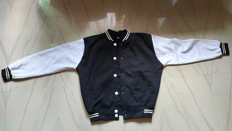 Black and white Bomber jacket
