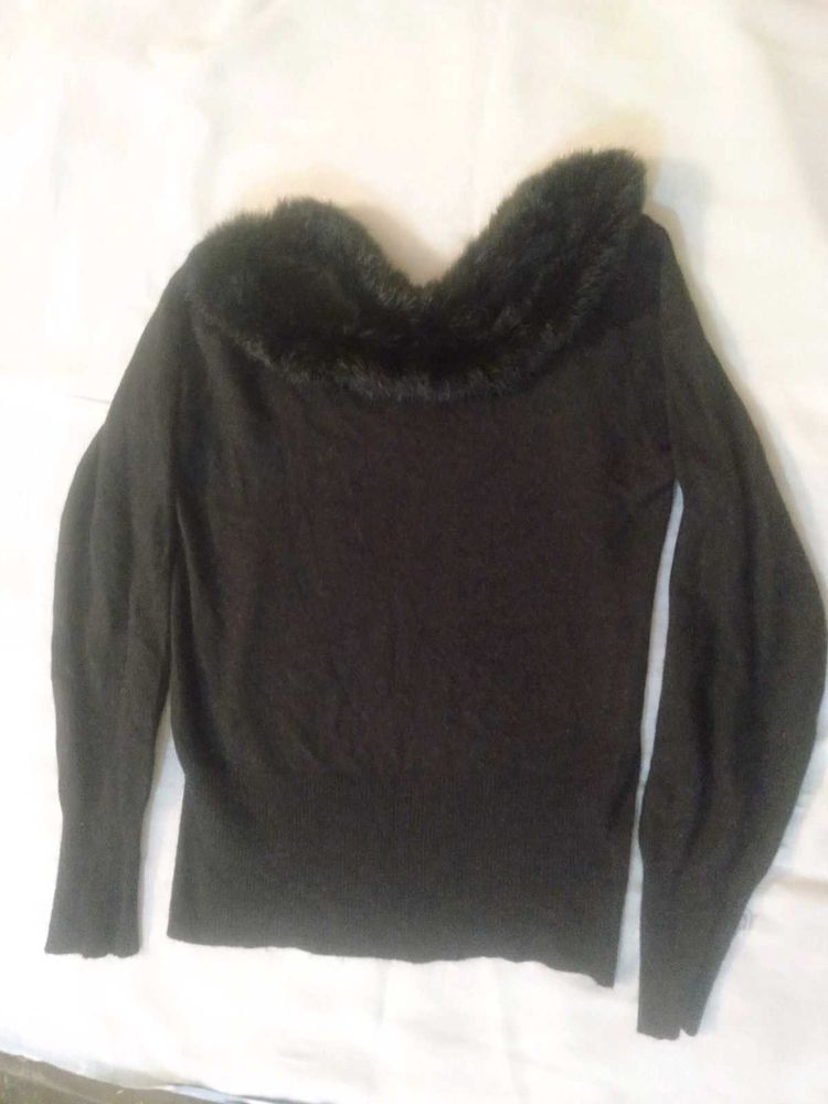 Black Top with Good Quality Fabric