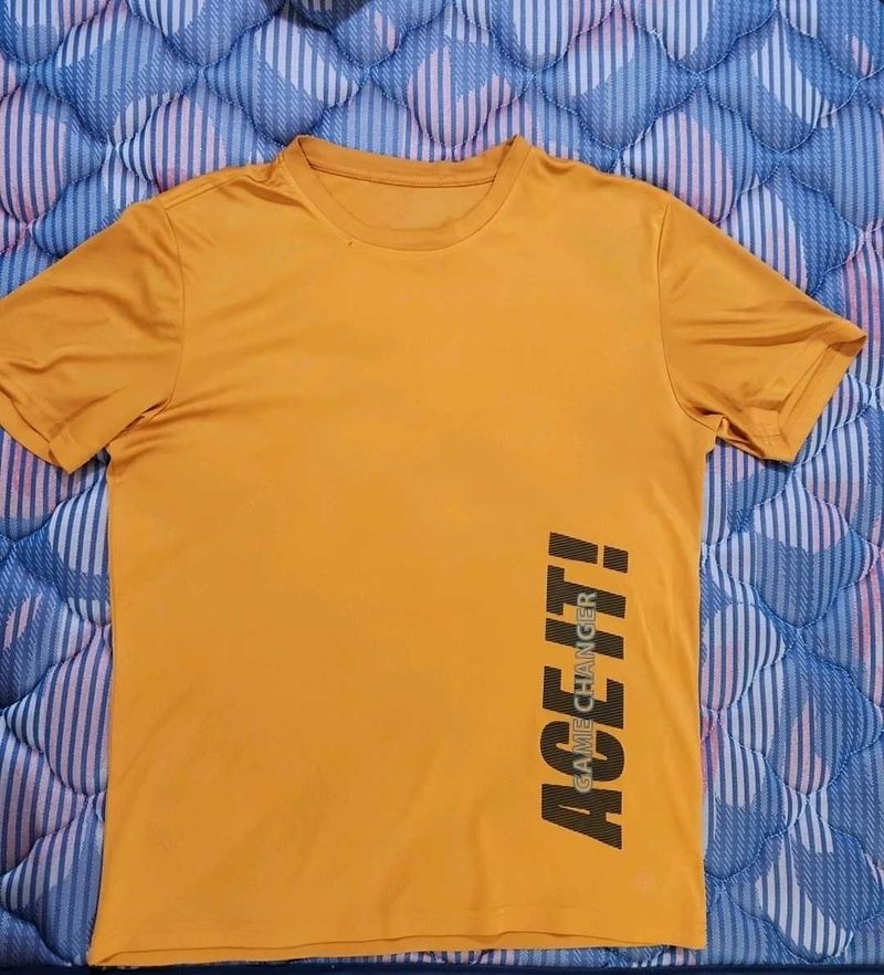 Ajile Orange 'Ace It!' Graphic Tee