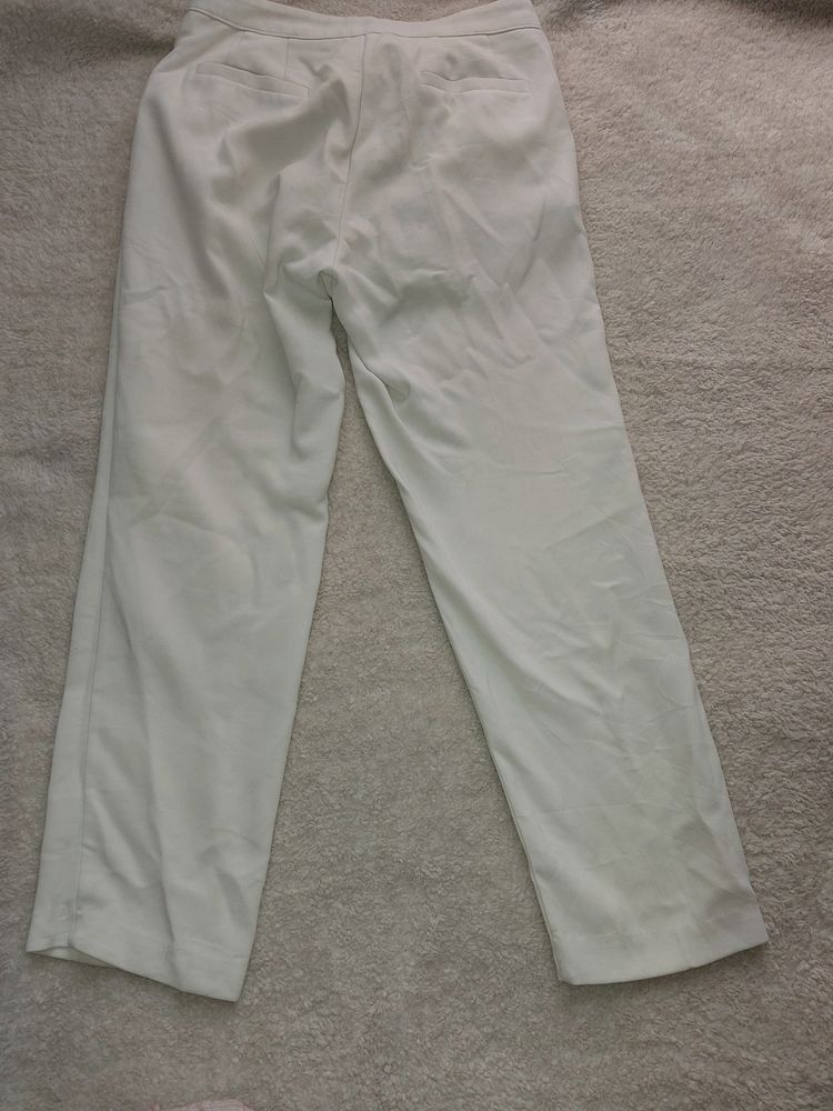 White Formal Pants