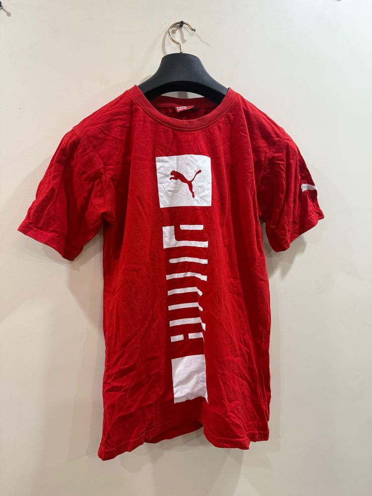 Puma Red Graphic Tee ❤️