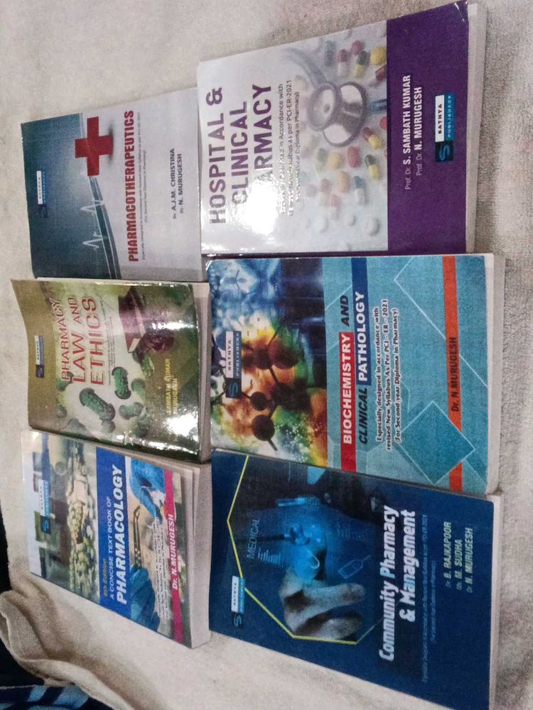 Pharmacy Books Collection 6 book set