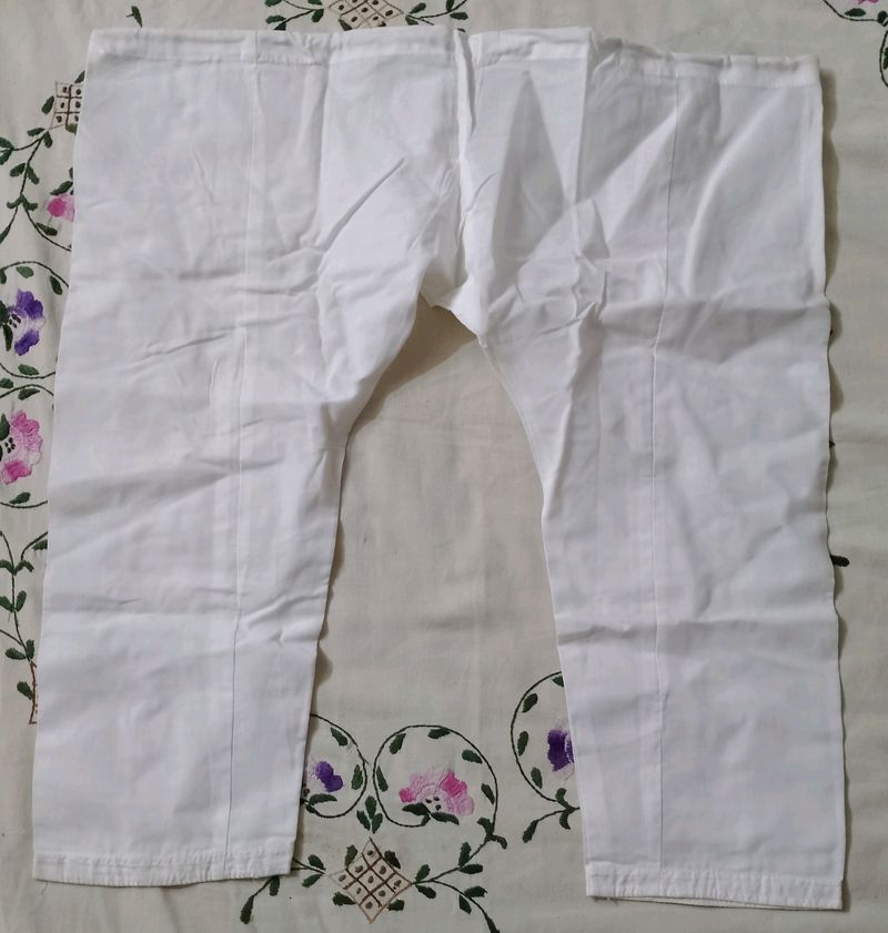 Drawstring White Pant (Boy)