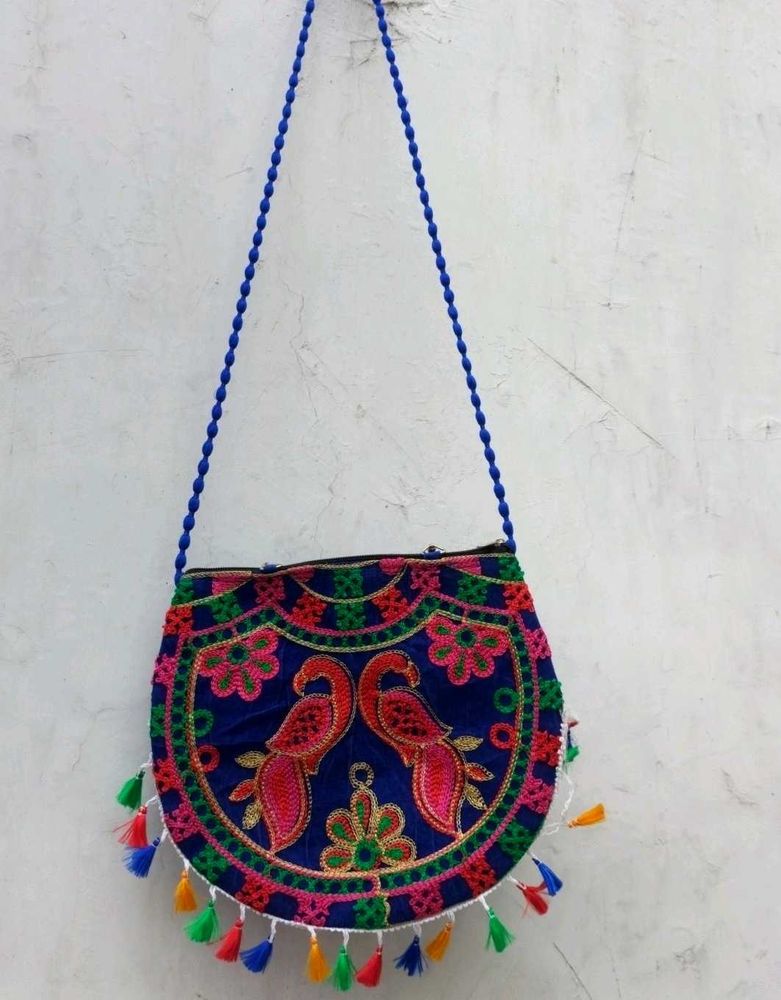Embroidered 🦚Peacock Shoulder Bag