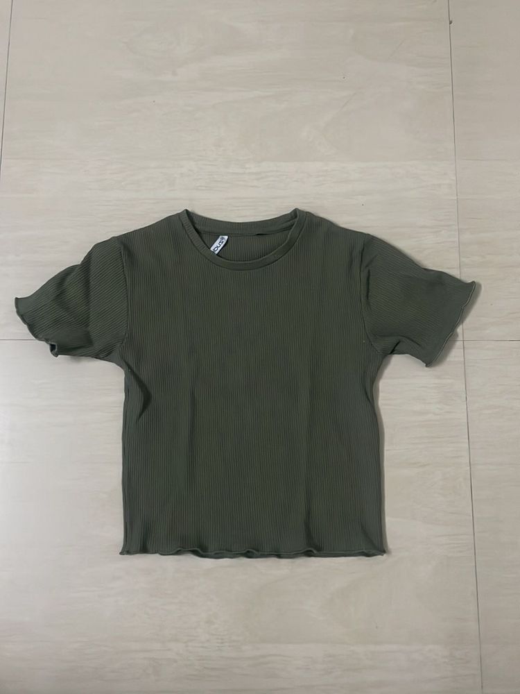 Zudio Olive Green Top
