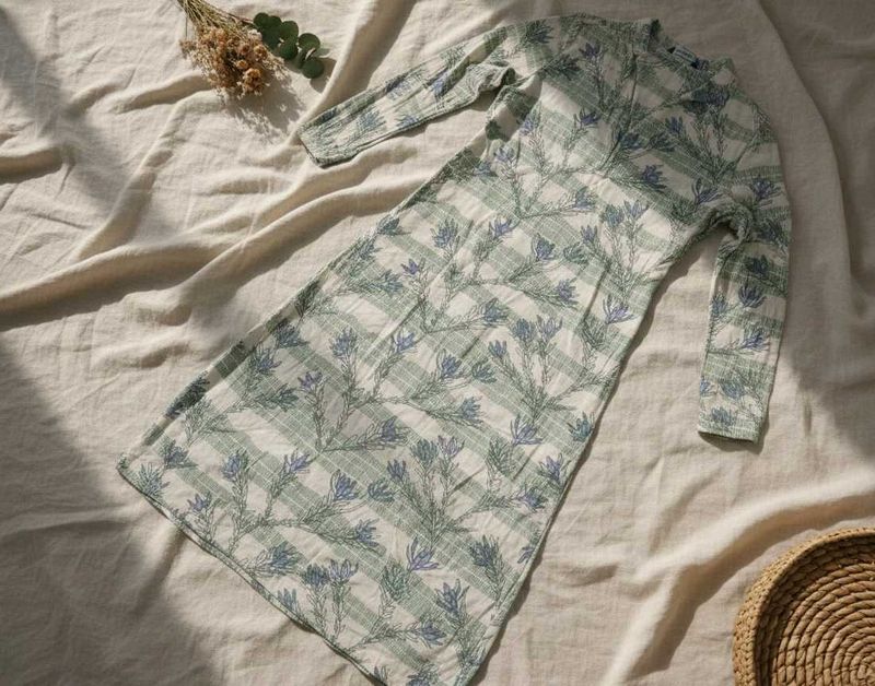 Elegent Floral Printed Kurti