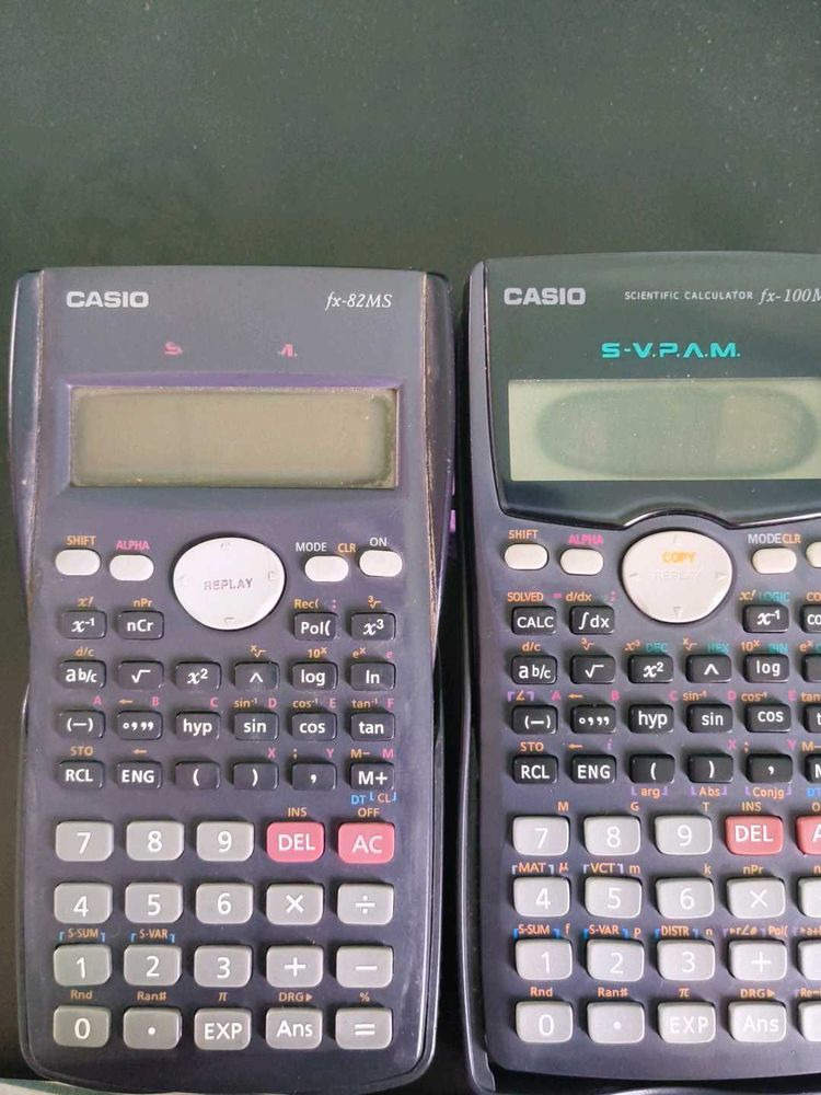 old casio calculators in dead condition