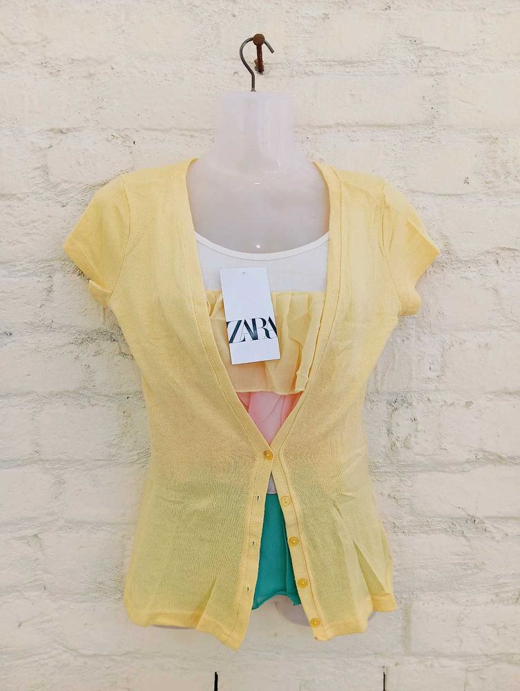 Yellow Cardigan
