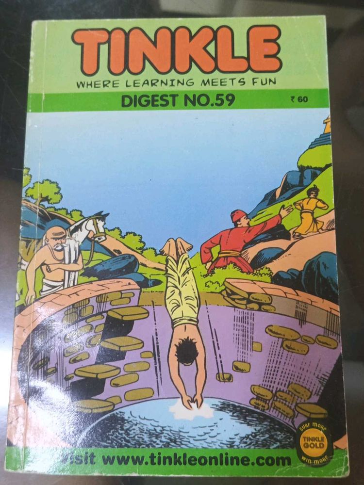 Vintage Tinkel Comic Book Digest  Set Of 3