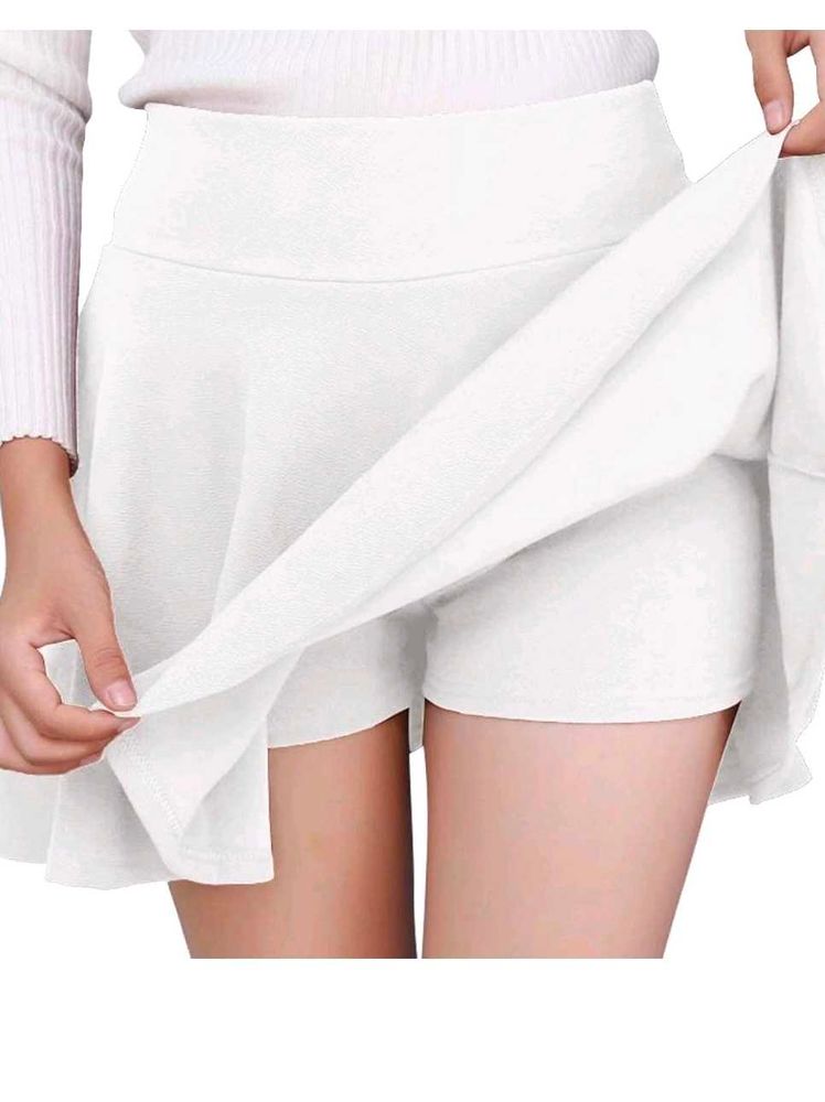 White Skort - Shorts and Skirt!