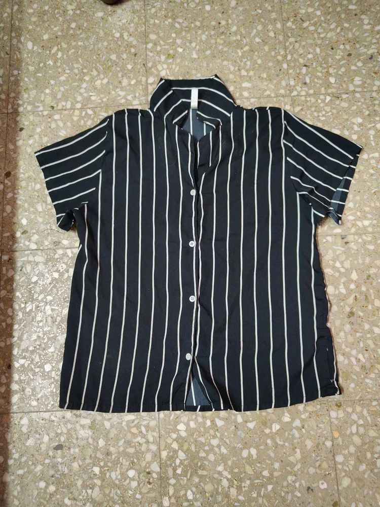 Cute Striped Night Suit