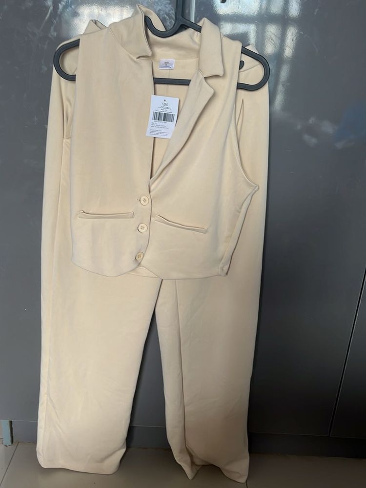 New Cream Co-ord Set