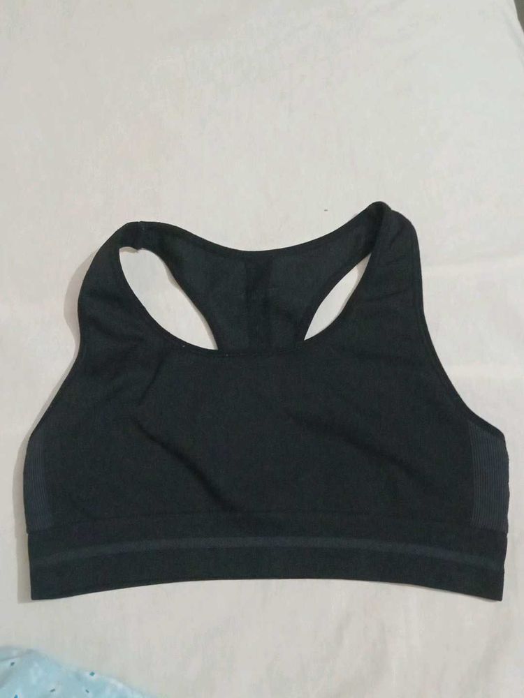 Black Sports Bra