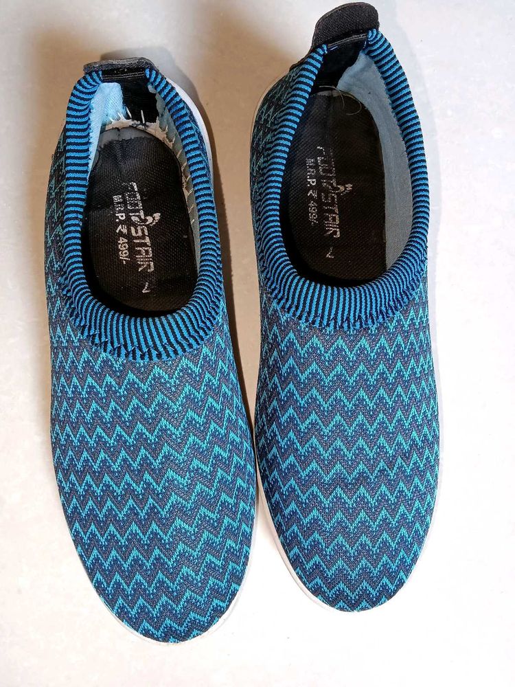 Blue Casual Shoes