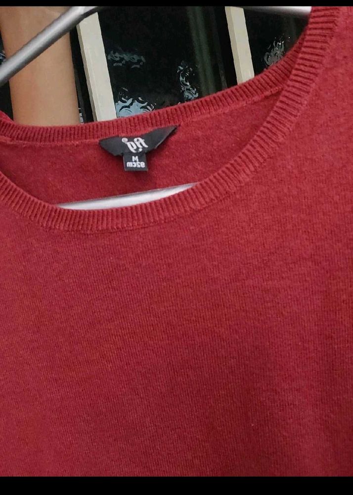 FIG Red Knit Sweater