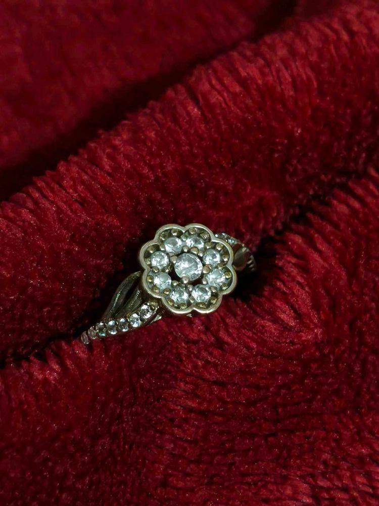 92.5 SILVER Flower Design Ring