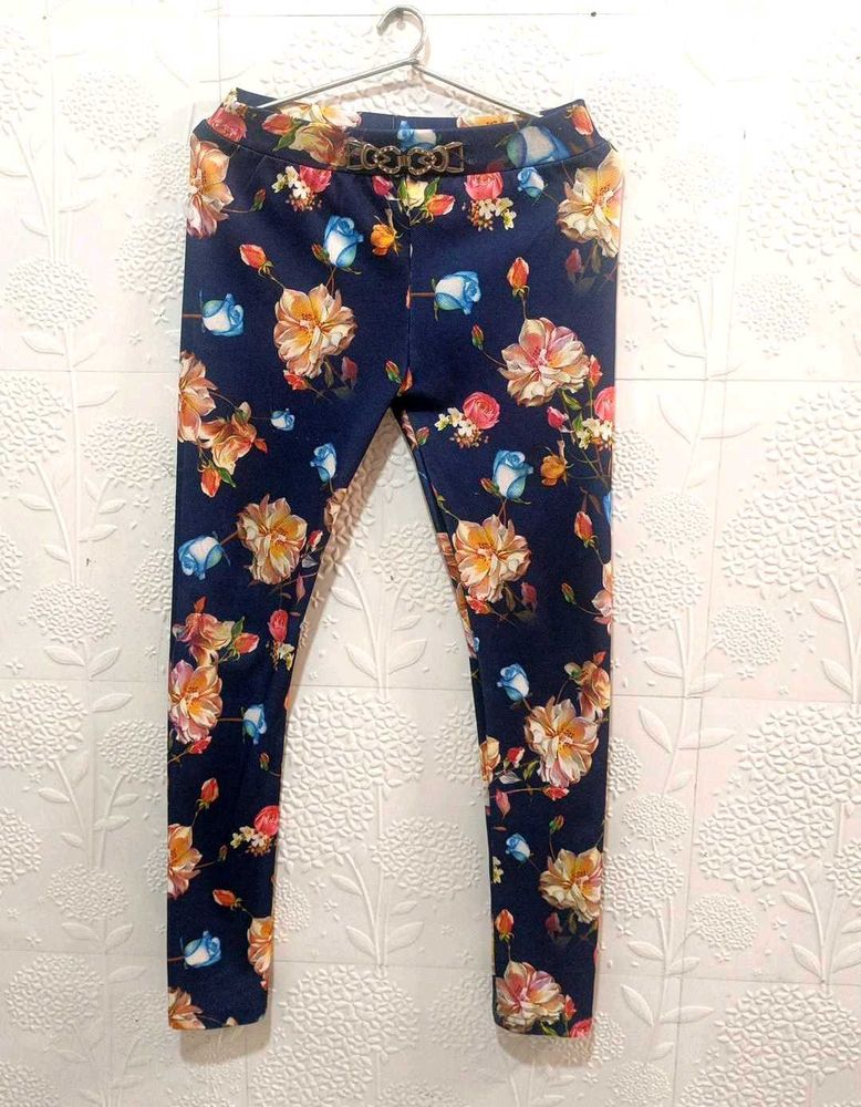 Floral Print Leggings