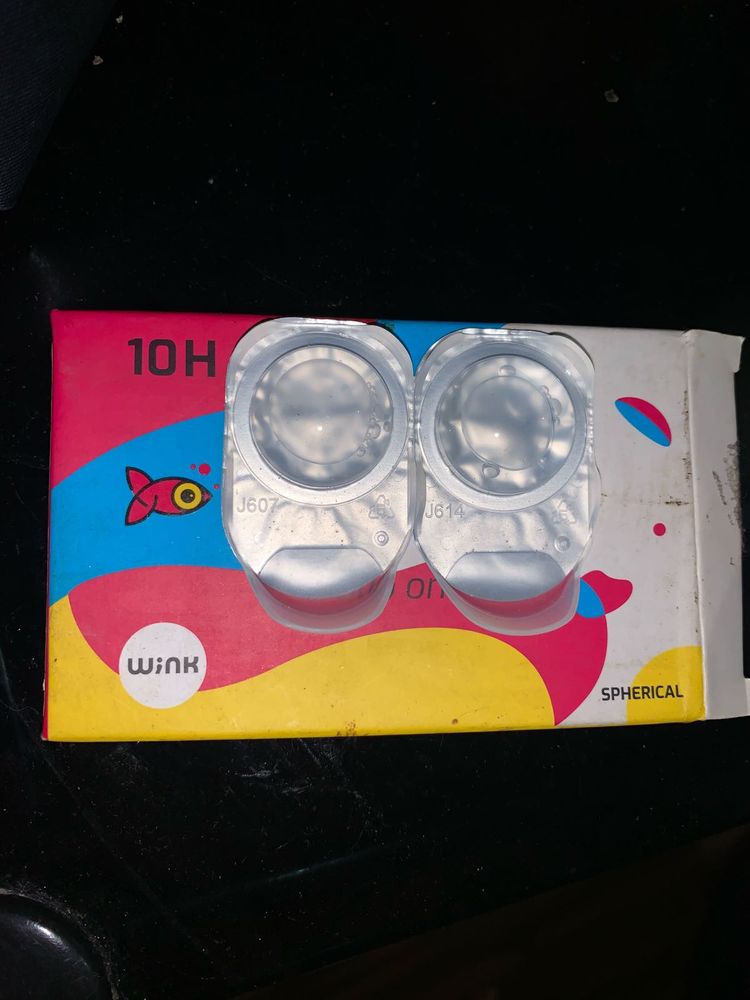 pair of -1.75 power Contact Lenses