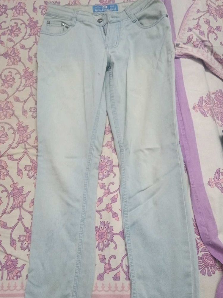 Light Wash Denim Jeans