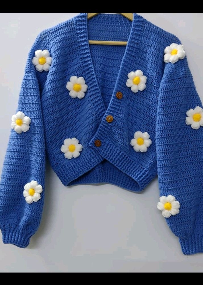 Handmade crochet cardigan