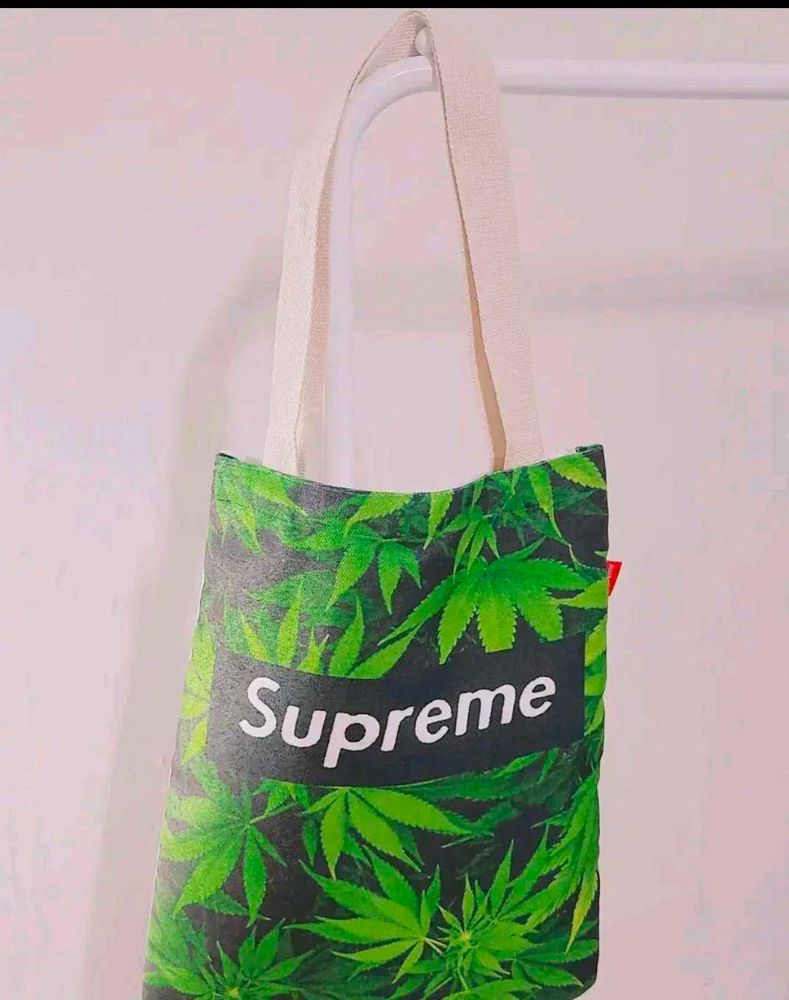 Supreme Leaf Print Tote