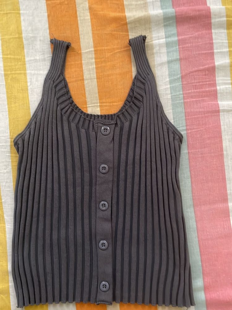 Dark Grey Tank Top