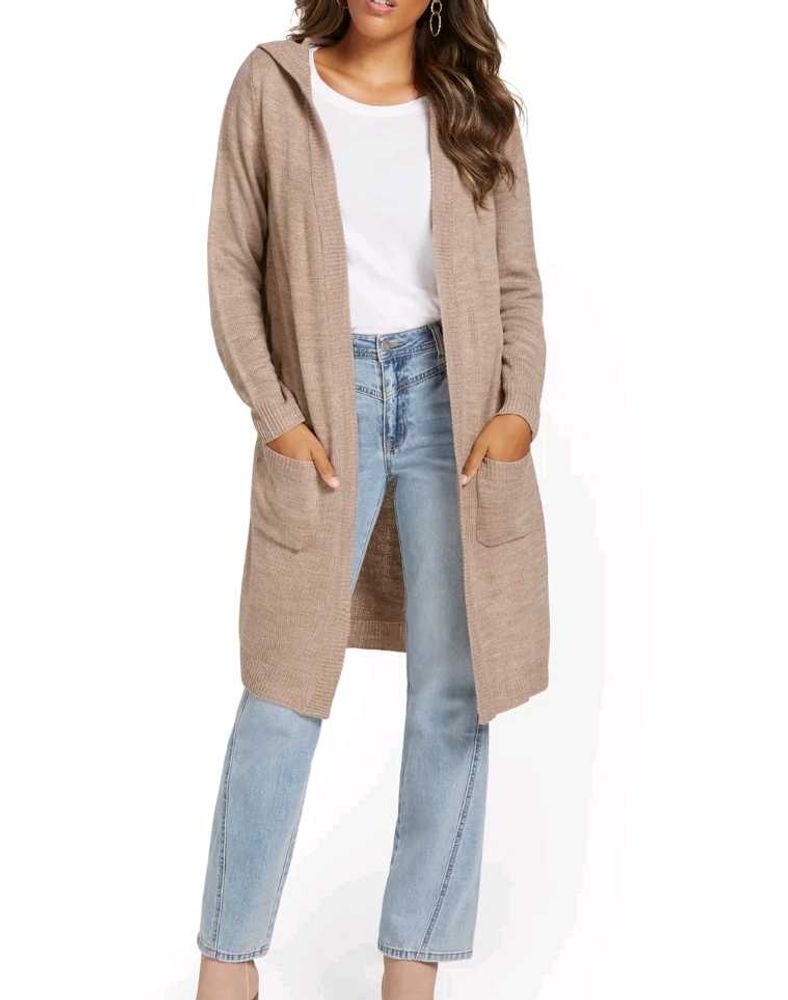 Hooded Duster Cardigan