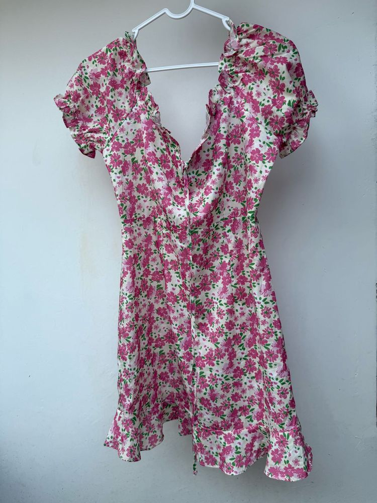 Floral Print Mini Dress