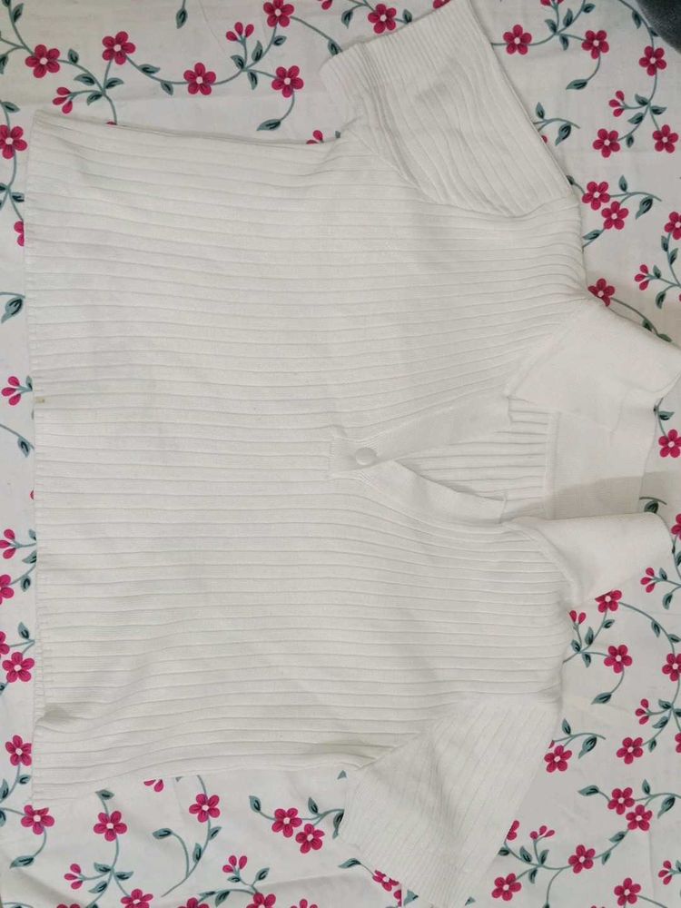 Ribbed Knit Top - Short Sleeve