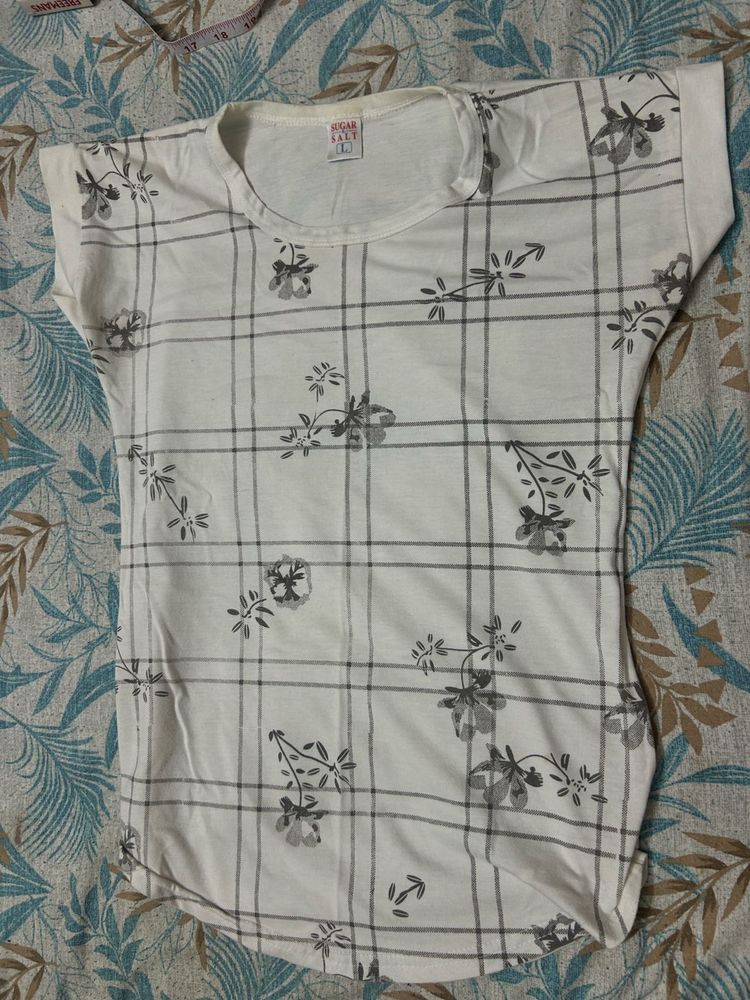 Floral Print T Shirt
