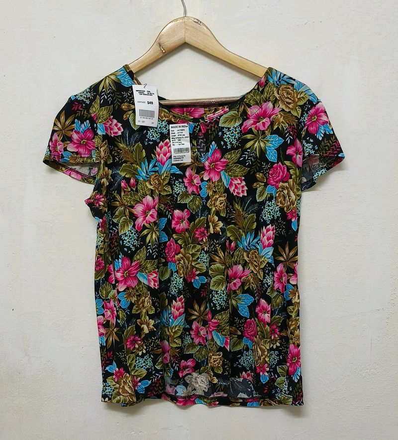 Trendy New Floral Top For Women