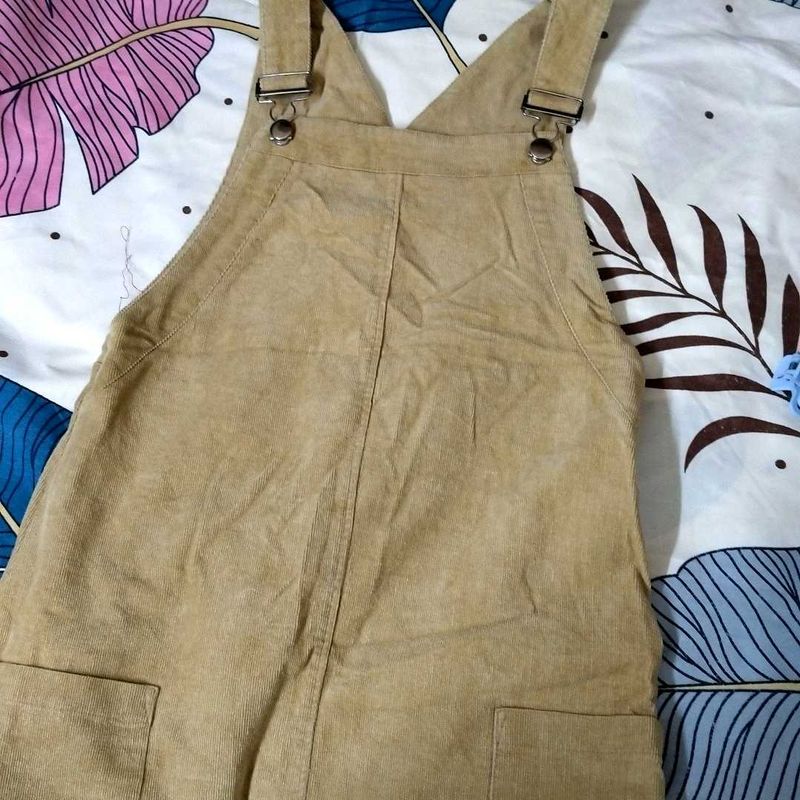 Corduroy Overall Dress