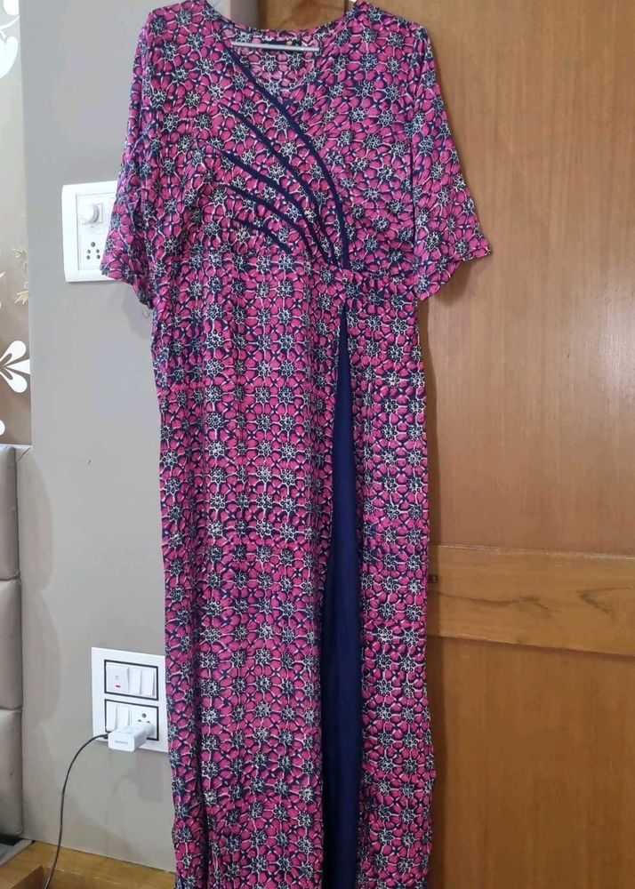 Floral Print Maxi Dress