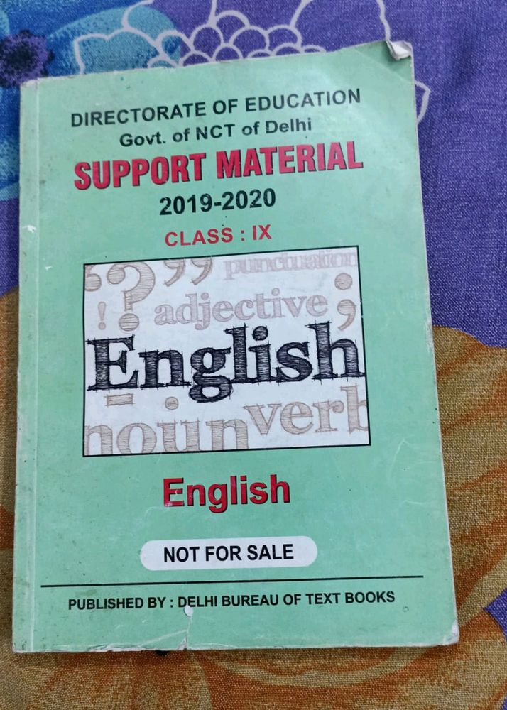 THIS IS A SUPPORT MATERIAL FOR STUDENTS OF CLASS 9 THEY CAN PRACTICE WITH SAMPLE PAPER WHICH IS GIVEN IN IT