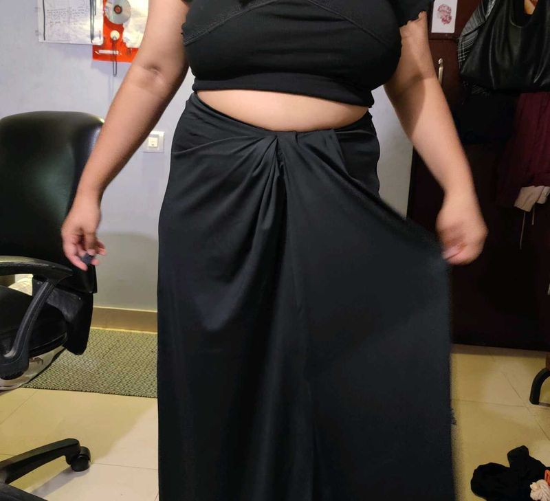 False Wrap Skirt