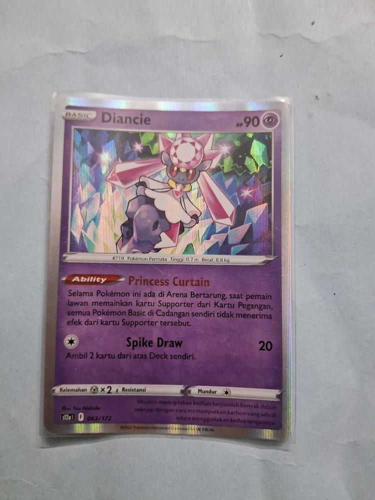 Diancie Pokemon TCG Card
