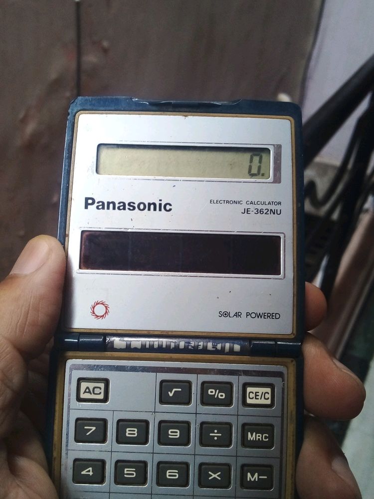 POCKET SOLAR CALCULATOR MAKE PANASONIC JAPAN