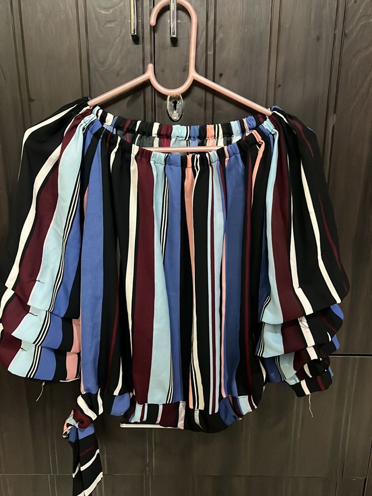 Multi Colour Crop Top