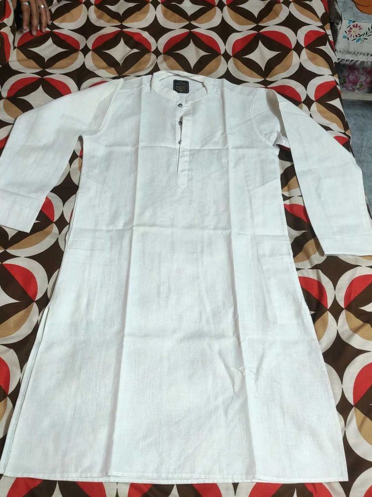 Men's White Kurta