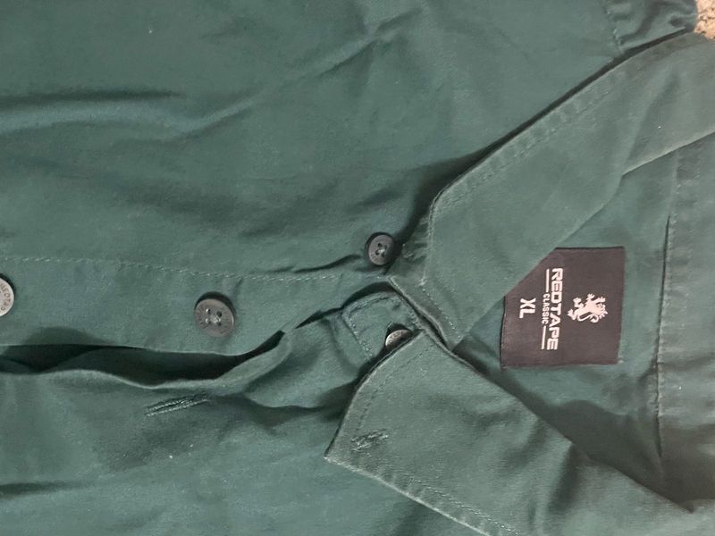 Red Tape Green Shirt