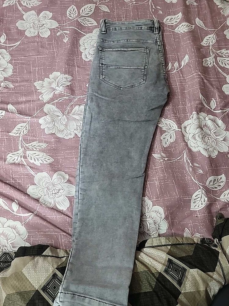 Gray Denim Jeans