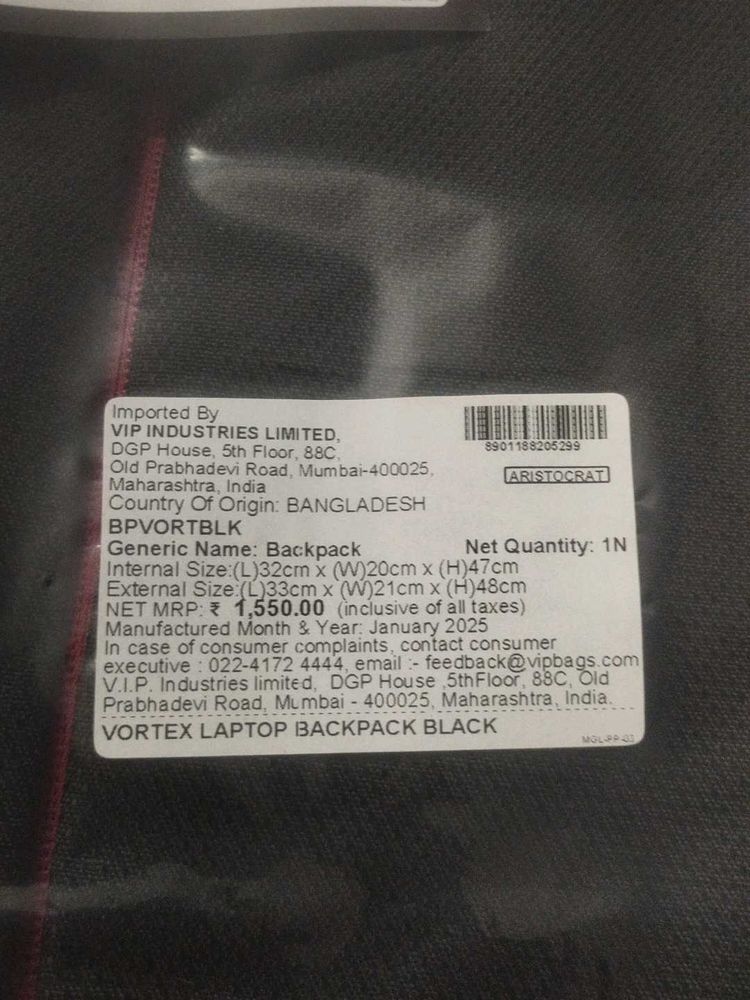 Aristocrat Vortex Laptop Backpack