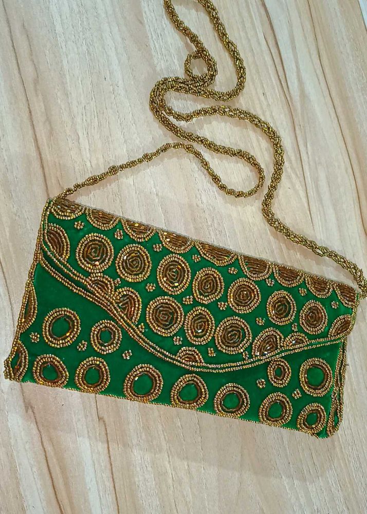 Ethnic embroidery sling bag