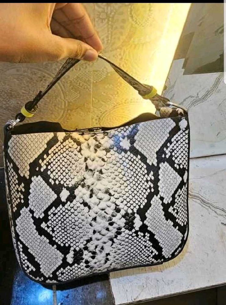 Zara Snake Print Bag