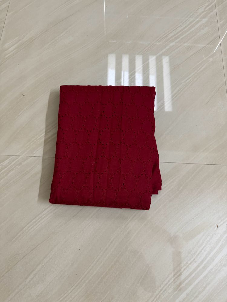 Maroon ,pink Hakoba Cotton Fabric