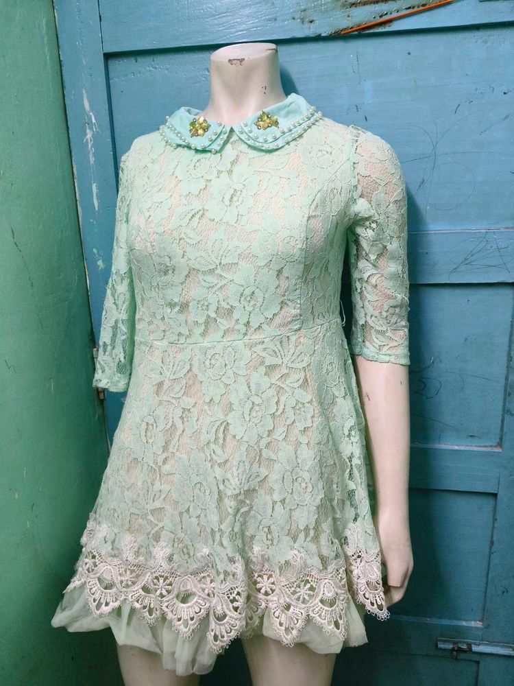 Mint Green Dress