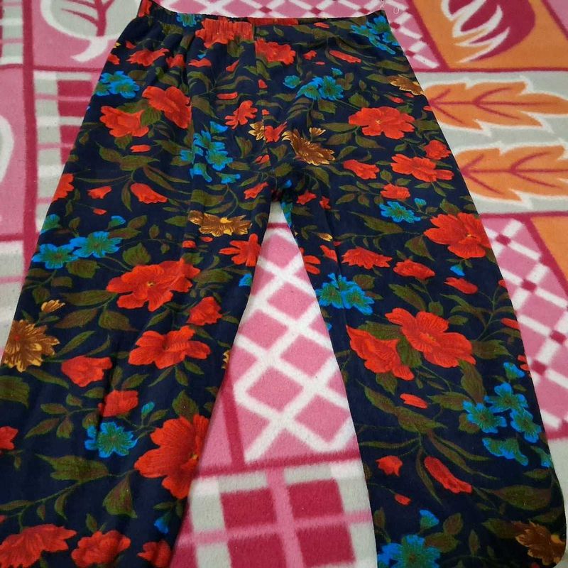 Floral Print Casual Pants