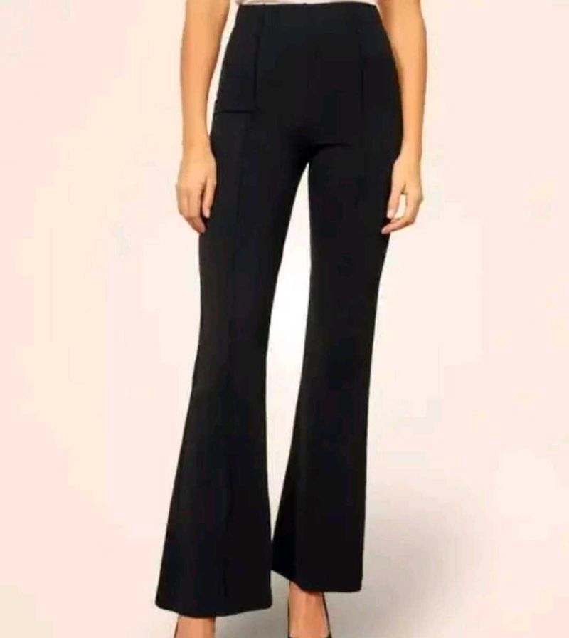 Black Flared Pants