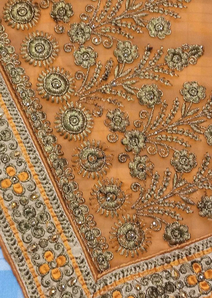 Elegant Embroidered Saree